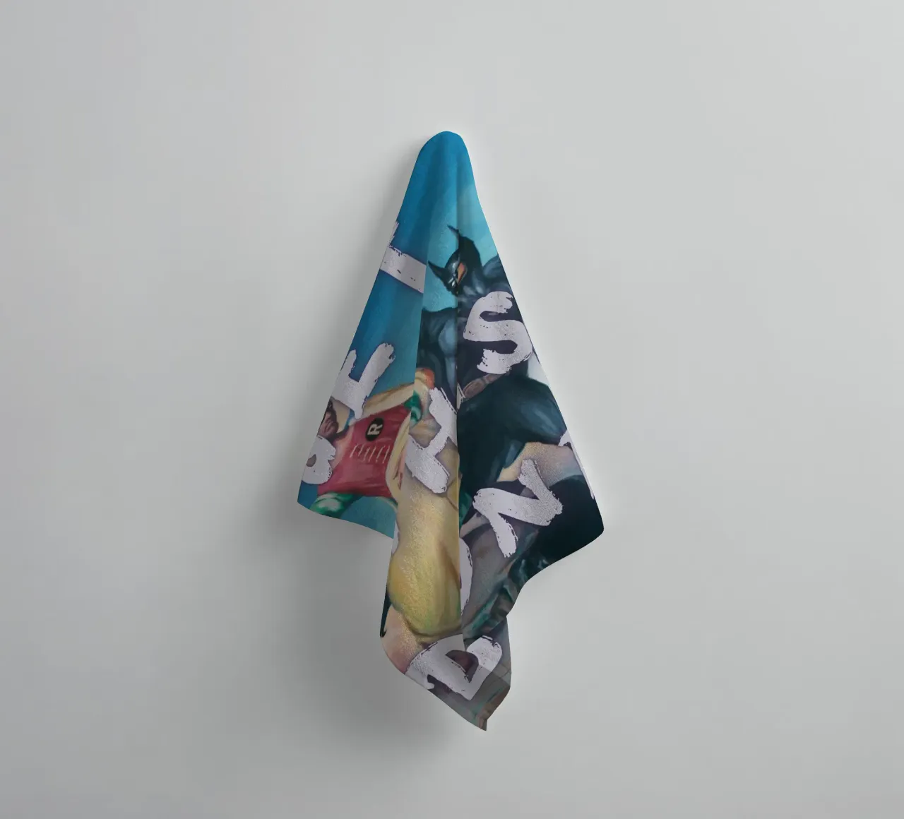"Get This Done" - Pop-Art, Superhelden-Remix, Motivation, Humo Handtuch von NorwesClub
