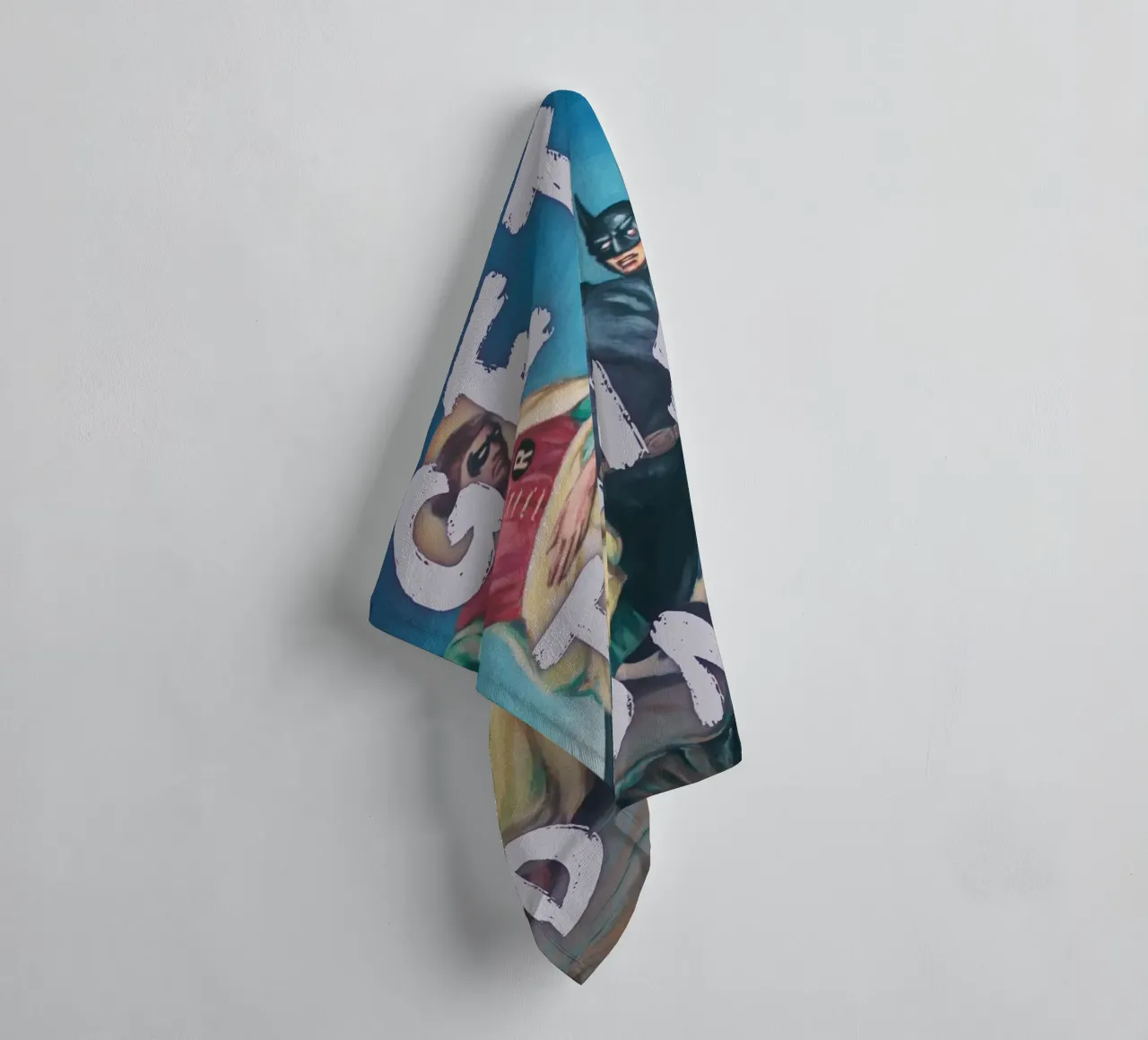 "Get This Done" - Pop-Art, Superhelden-Remix, Motivation, Humo Handtuch von NorwesClub
