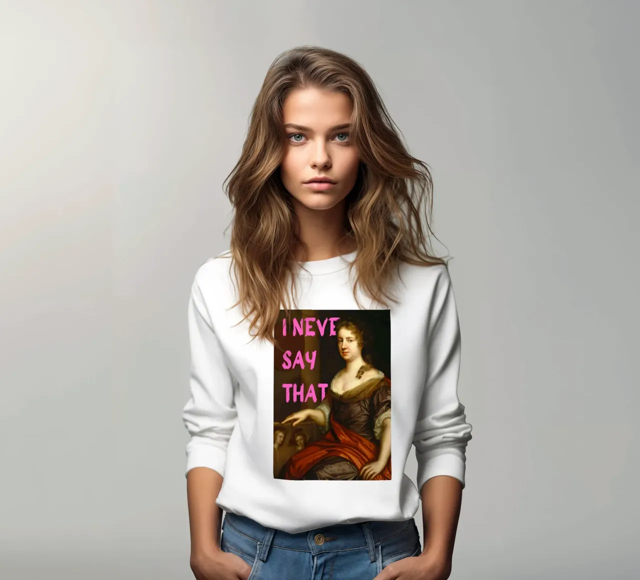 "Non lo dico mai" - Pop Art, Remix classico, Umoristico, Spiritoso felpa da NorwesClub
