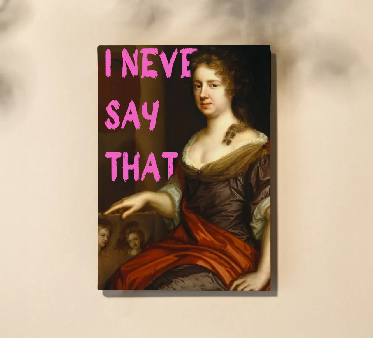"I Never Say That" - Pop Art, Classic Remix, Humorous, Witty notebook by NorwesClub