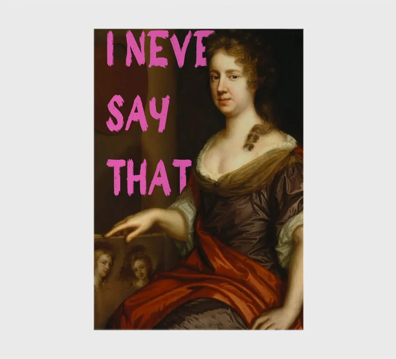 "I Never Say That" - Pop Art, Classic Remix, Humorous, Witty notebook by NorwesClub