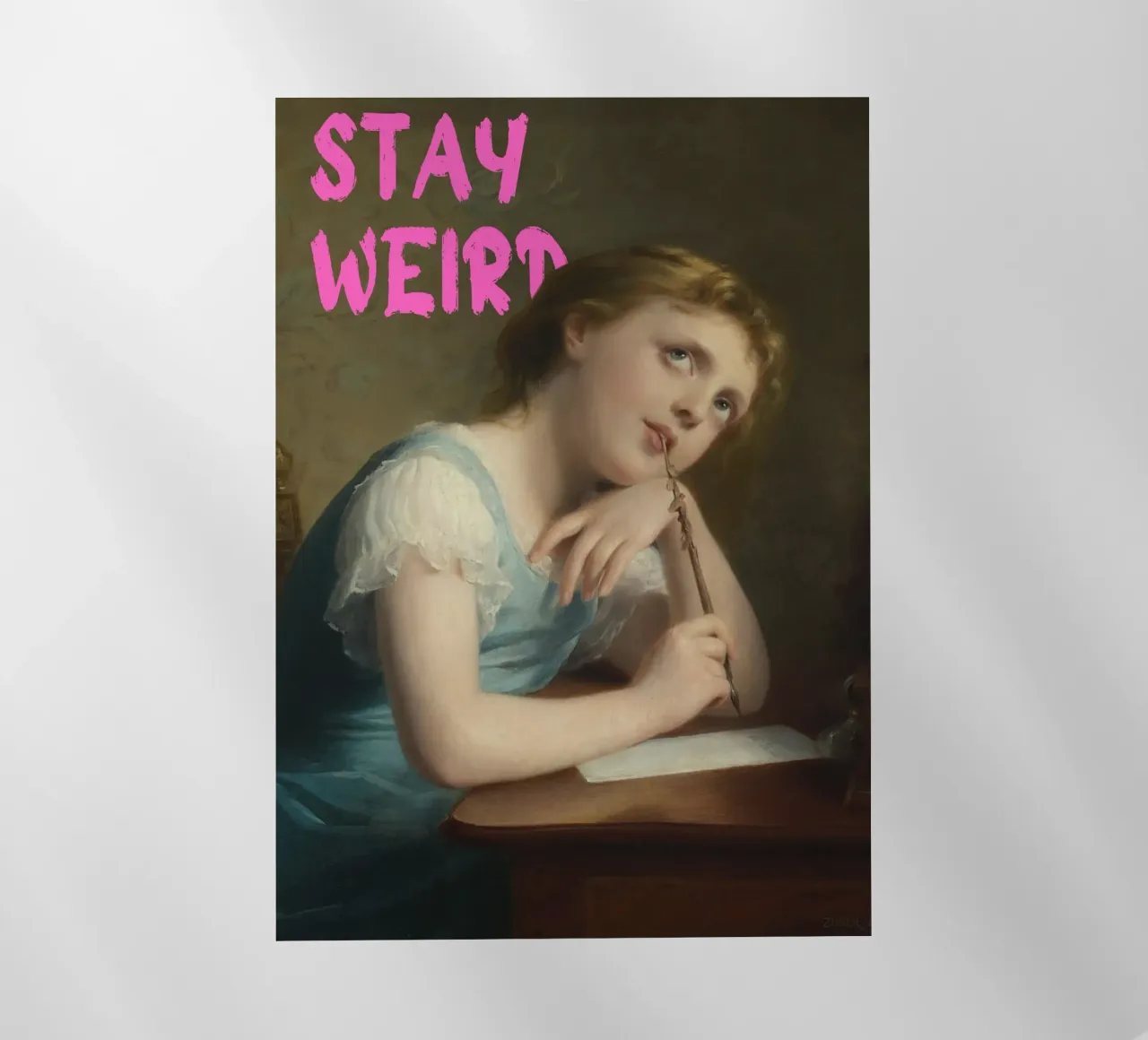 "Stay Weird" - Pop Art, Remix classico, stravagante, stimolante pellicola backlit da NorwesClub