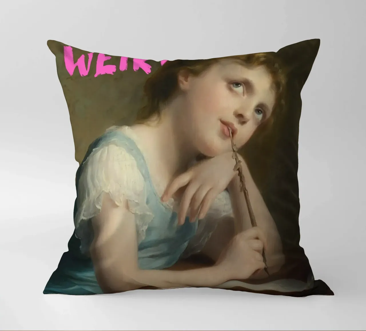 "Stay Weird" - Pop Art, Remix classico, stravagante, stimolante cuscino da NorwesClub