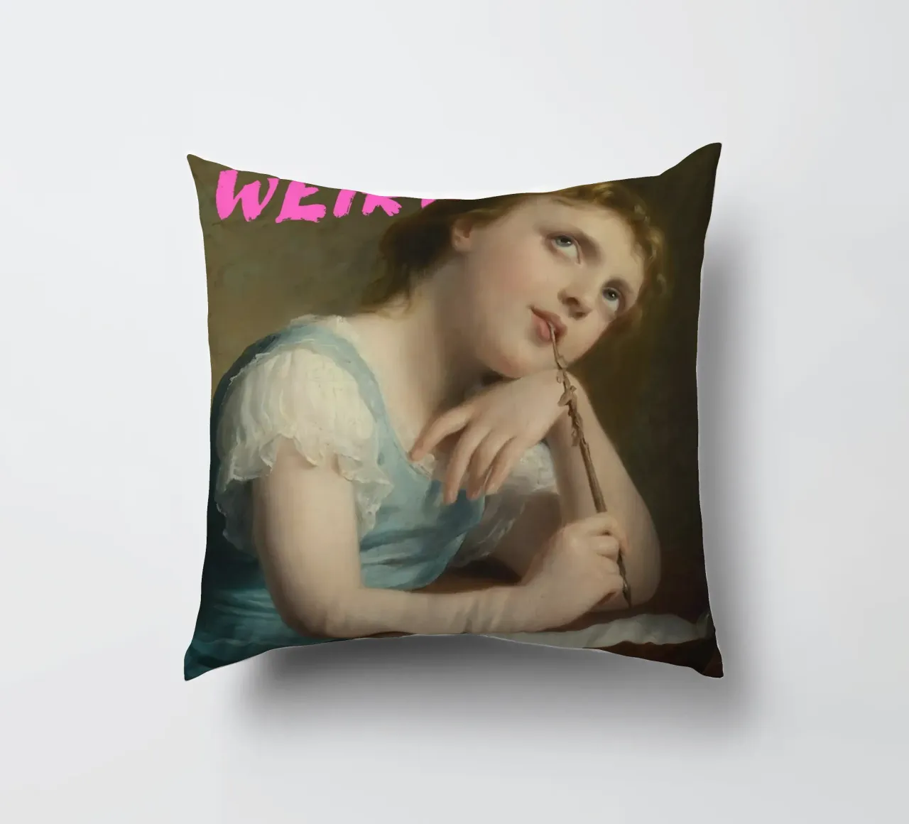 "Stay Weird" - Pop Art, Remix classico, stravagante, stimolante cuscino da NorwesClub