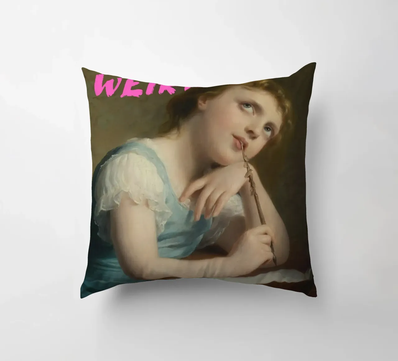 "Stay Weird" - Pop Art, Remix classico, stravagante, stimolante cuscino da NorwesClub