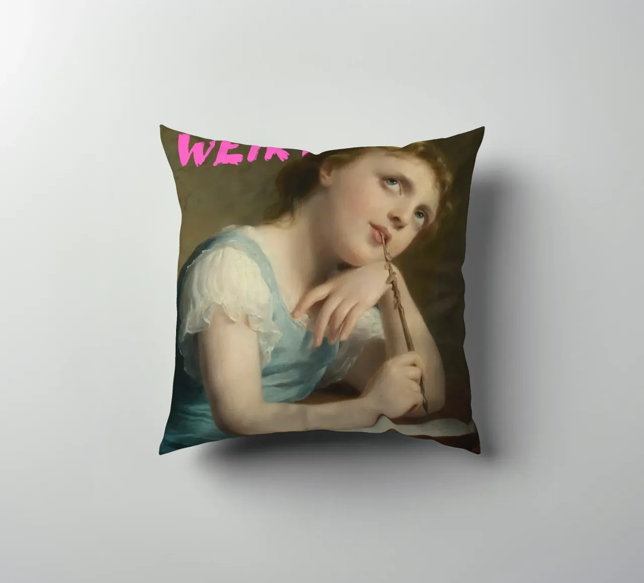 "Stay Weird" - Pop Art, Remix classico, stravagante, stimolante cuscino da NorwesClub