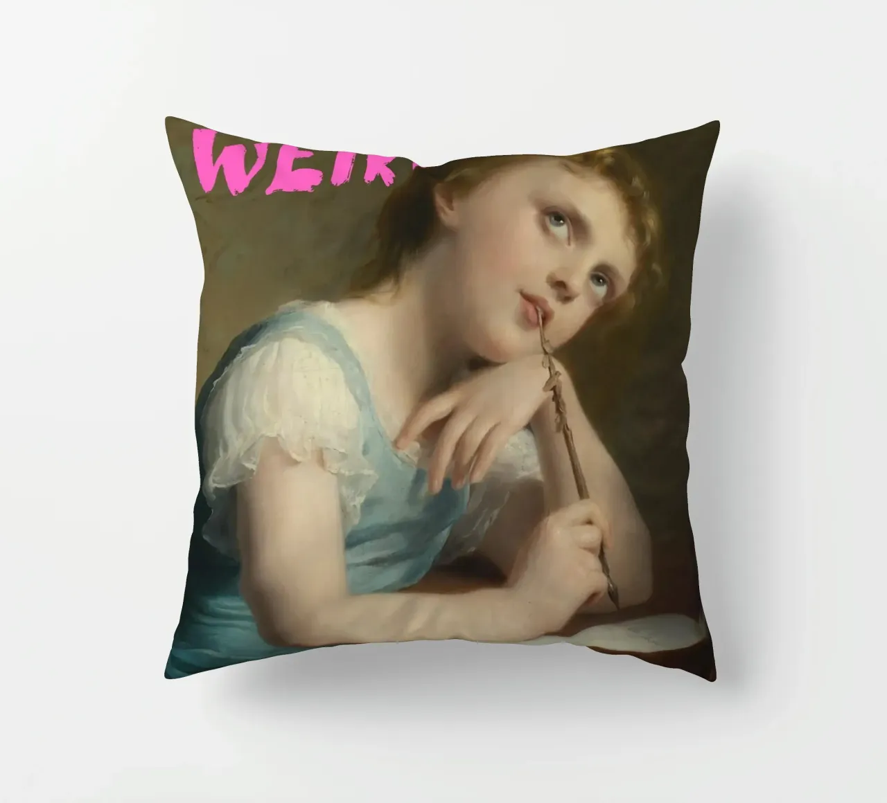 "Stay Weird" - Pop Art, Remix classico, stravagante, stimolante cuscino da NorwesClub