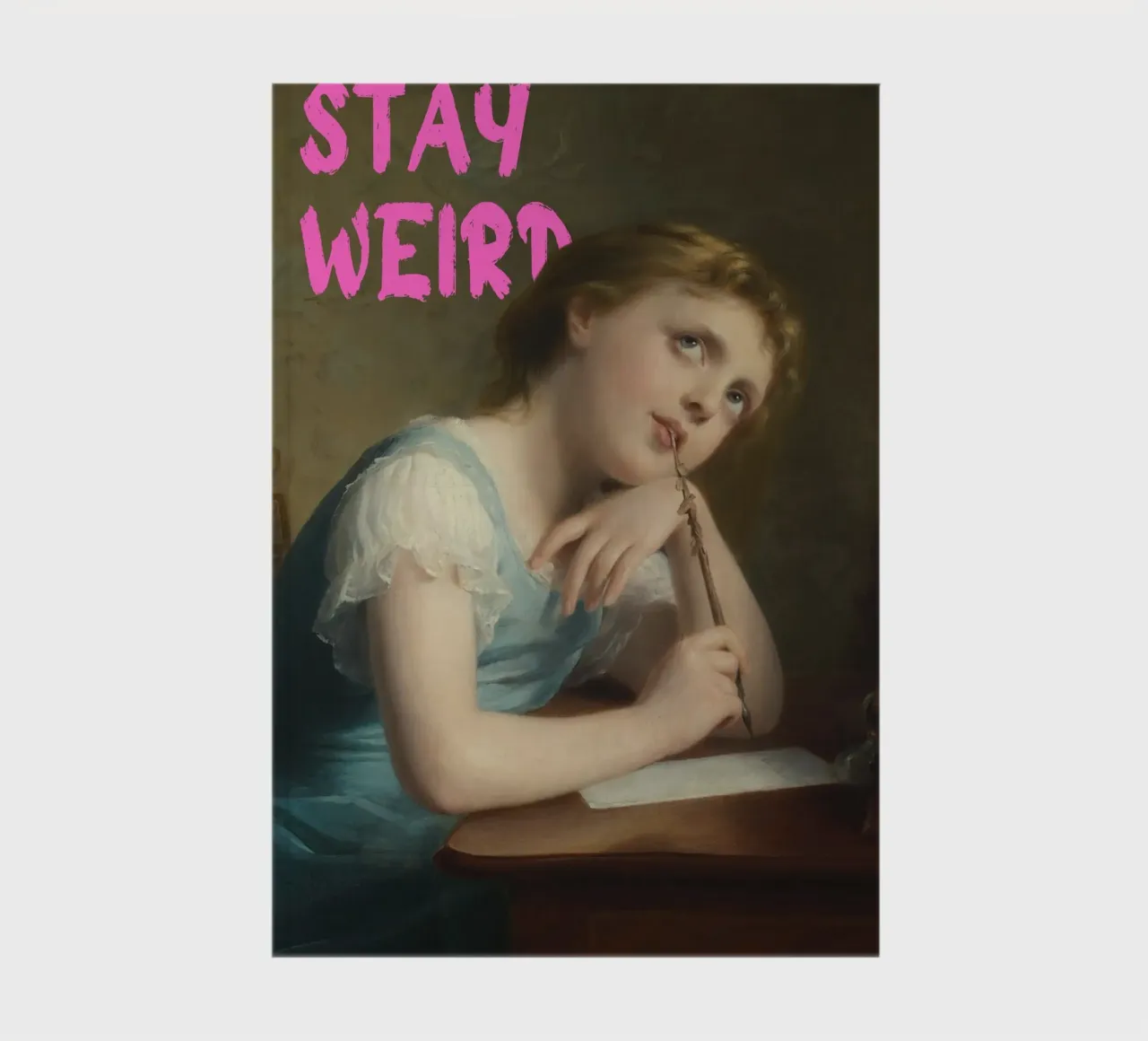 "Stay Weird" - Pop Art, Remix classique, décalé, puissant carnet de notes de NorwesClub