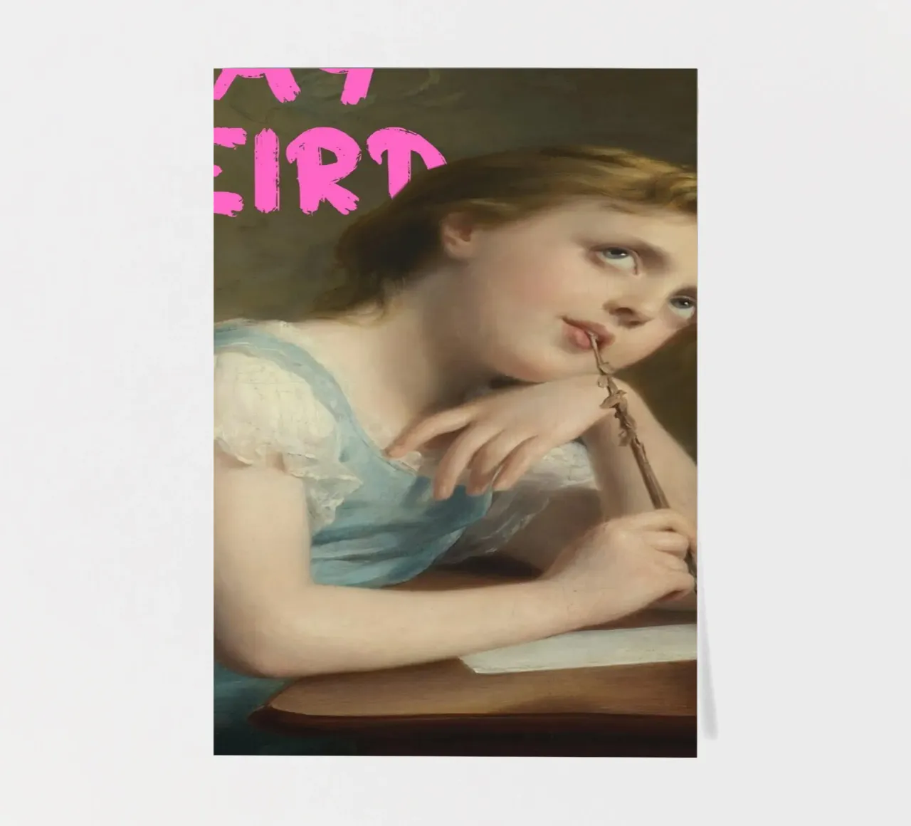 "Stay Weird" - Pop-Art, klassischer Remix, schrullig, ermutigend Stickerbogen von NorwesClub