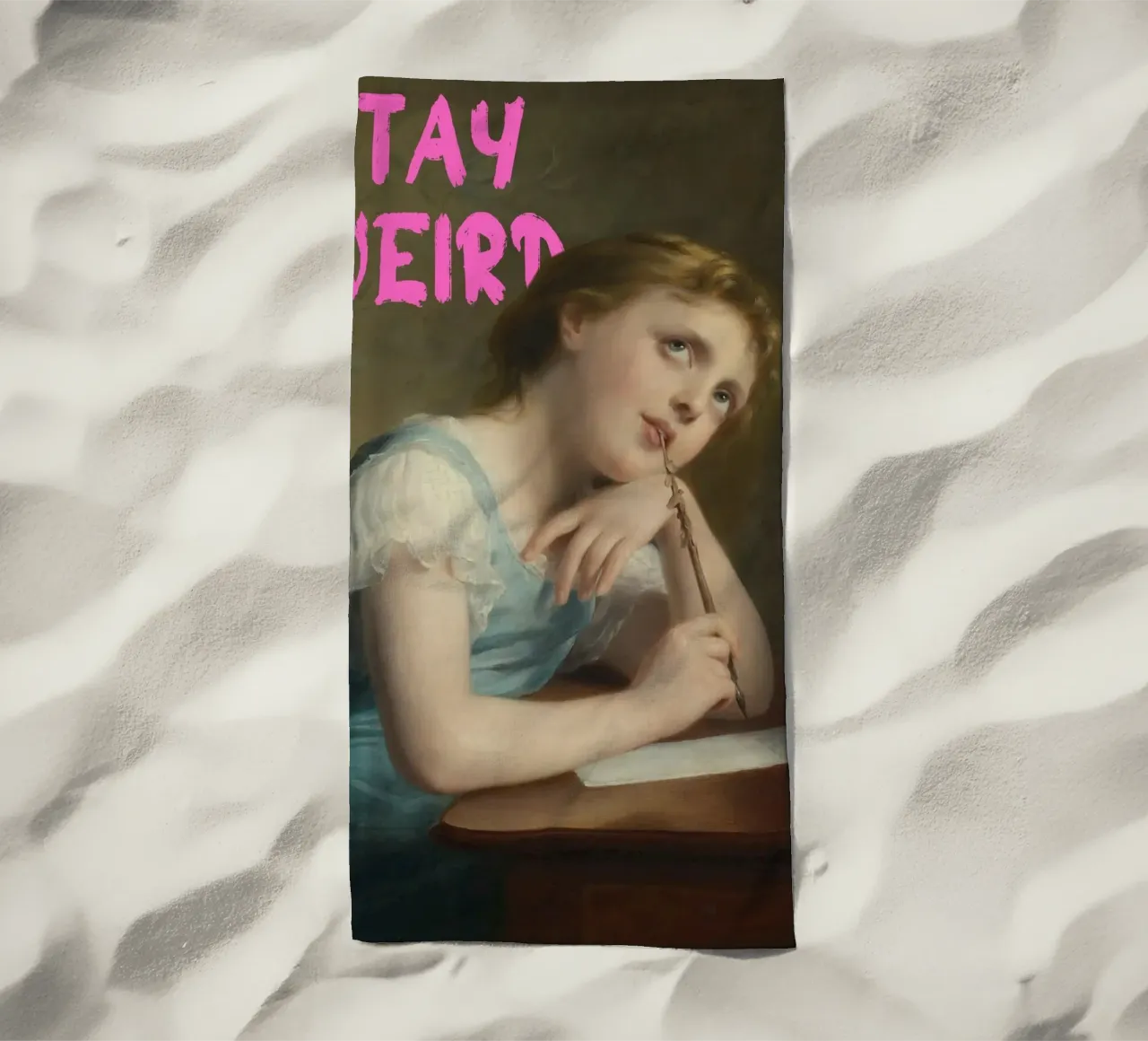 "Stay Weird" - Pop Art, Remix classico, stravagante, stimolante telo mare da NorwesClub