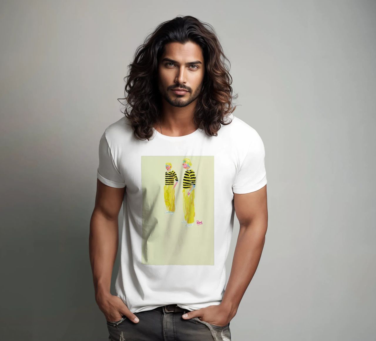 Hockney T-Shirt von Blanca Nuñez Pozuelo