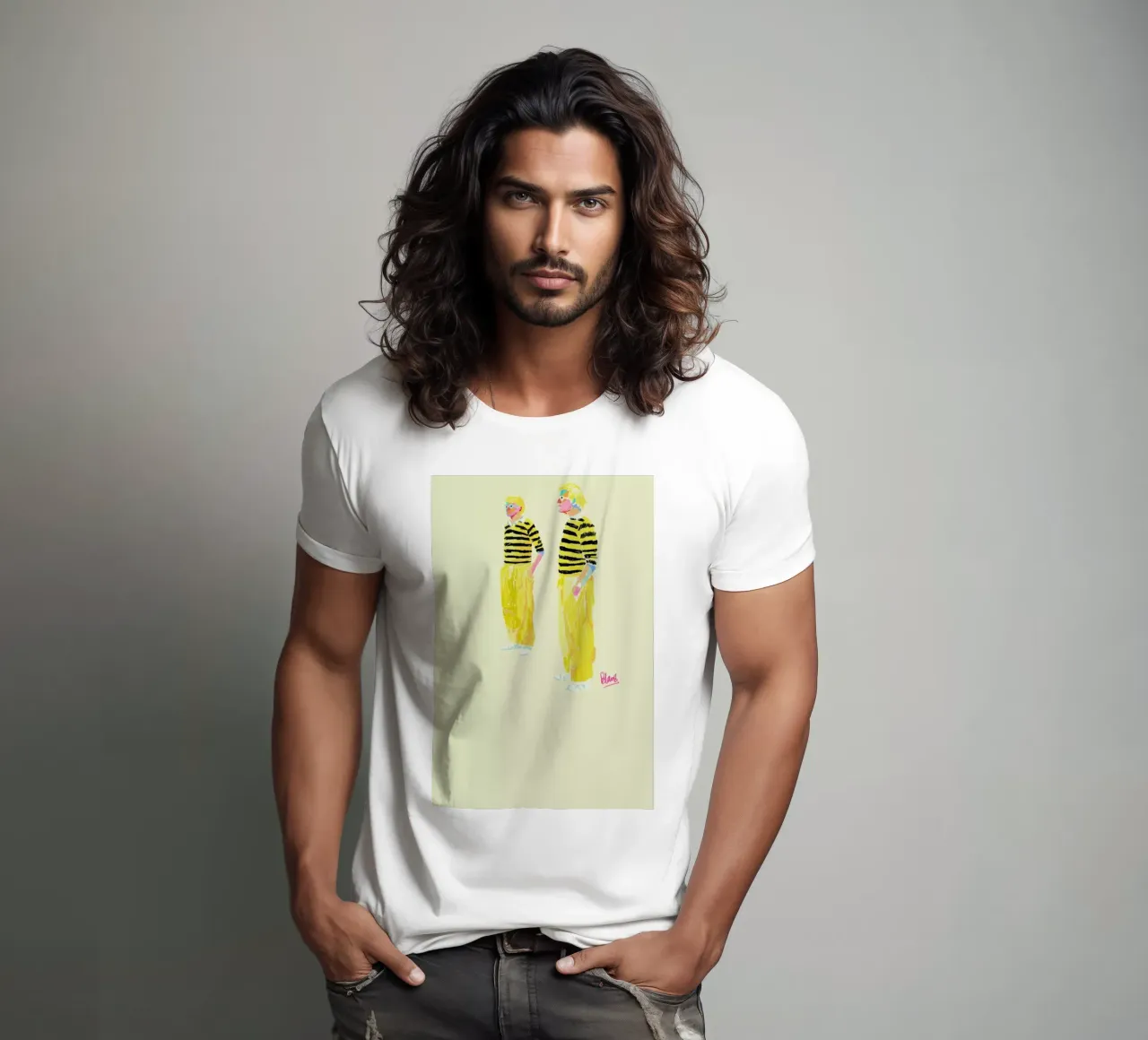 Hockney t-shirt by Blanca Nuñez Pozuelo