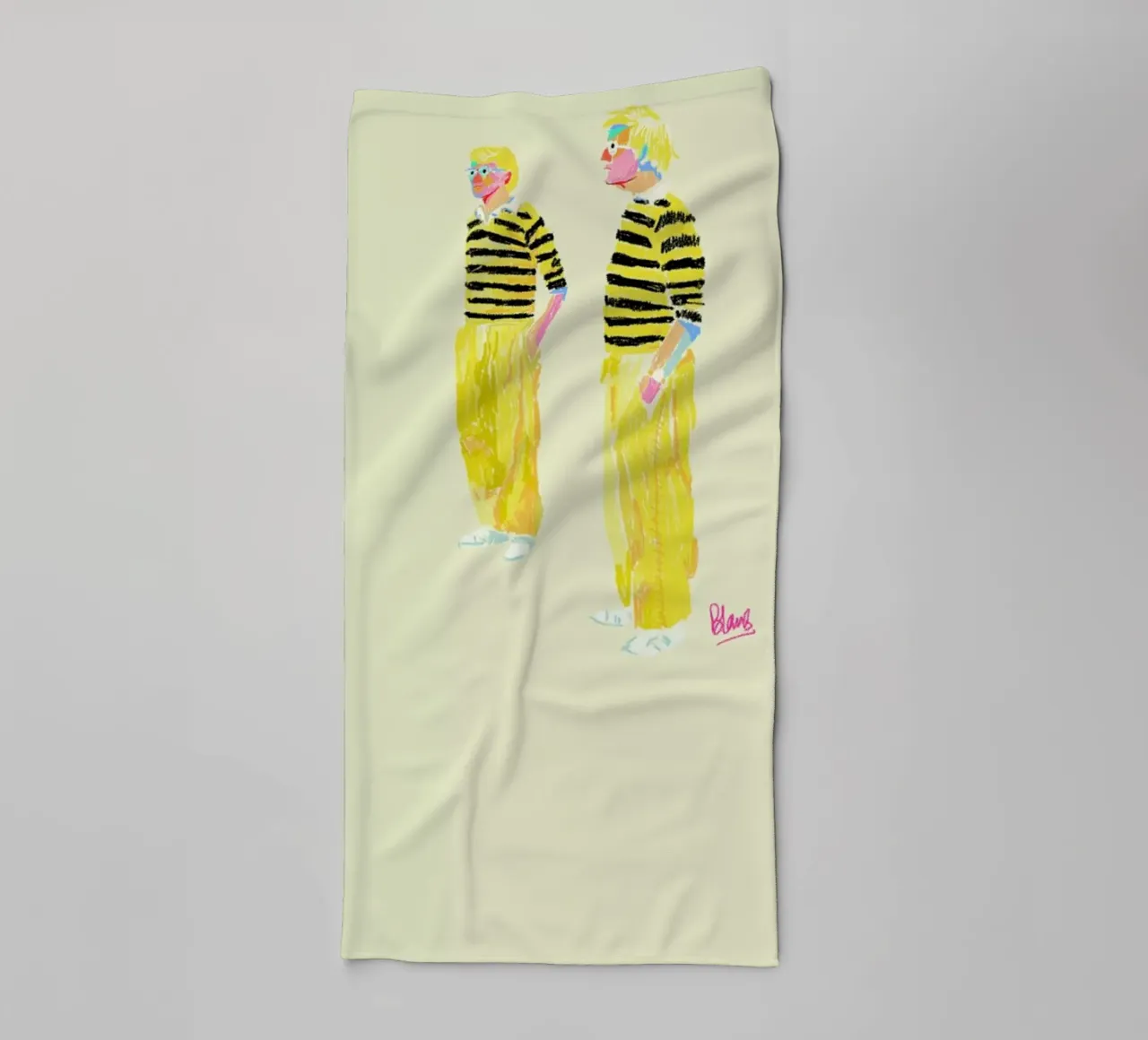 Hockney asciugamano da bagno da Blanca Nuñez Pozuelo