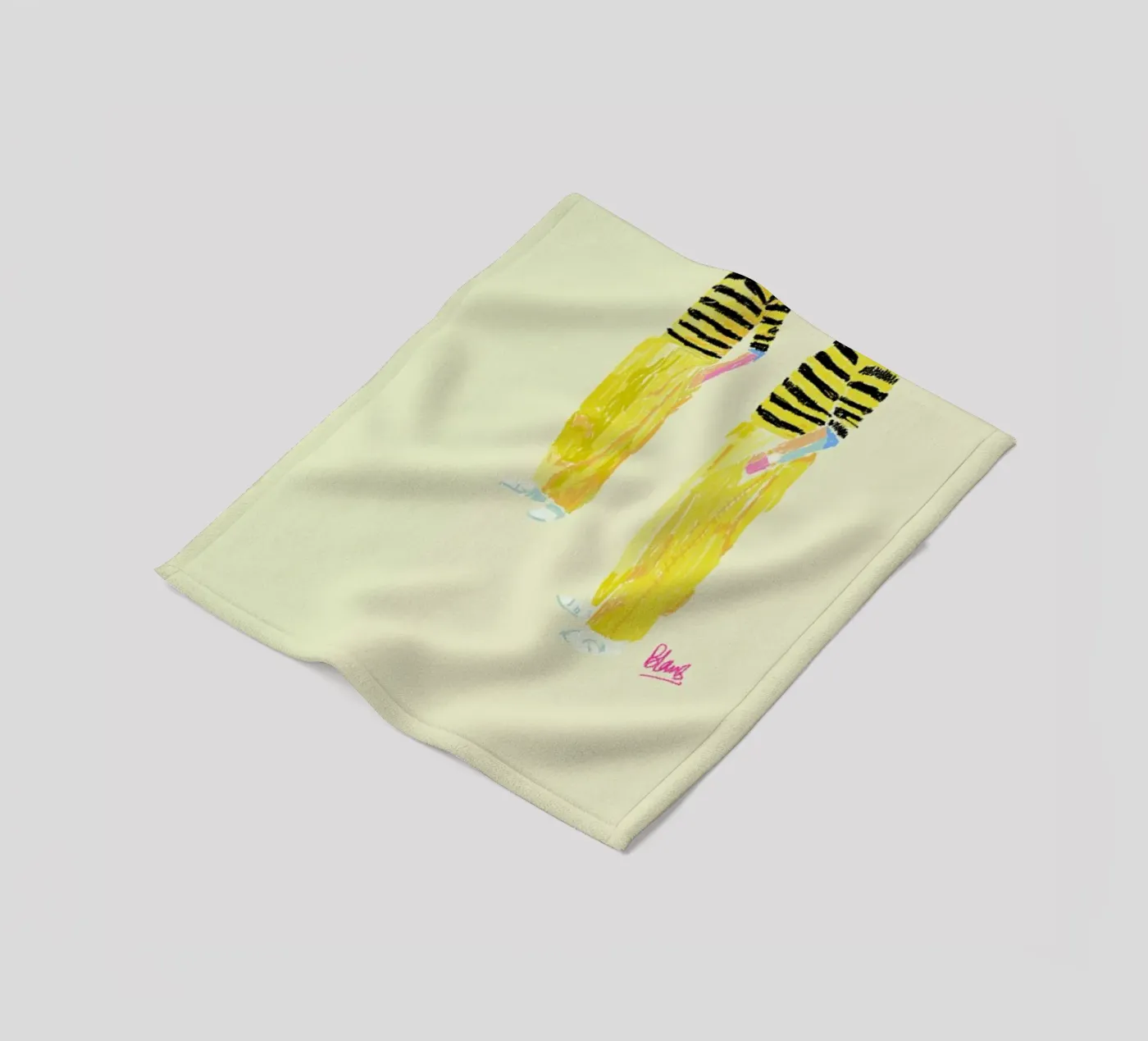 Hockney fleecedeken van Blanca Nuñez Pozuelo