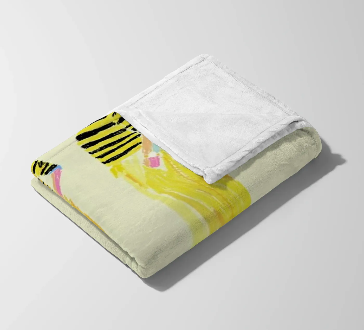 Hockney fleecedeken van Blanca Nuñez Pozuelo