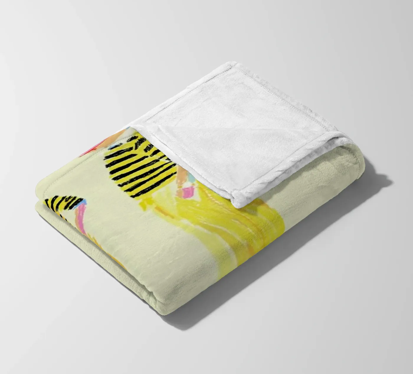 Hockney fleecedeken van Blanca Nuñez Pozuelo