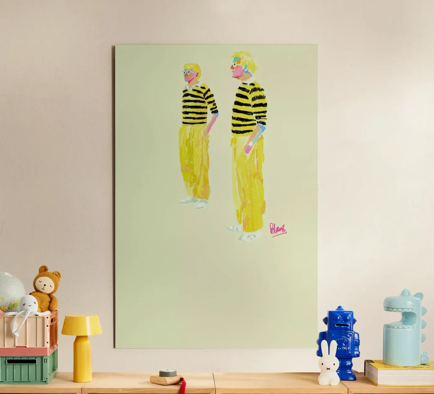 Hockney alluminio dibond da Blanca Nuñez Pozuelo