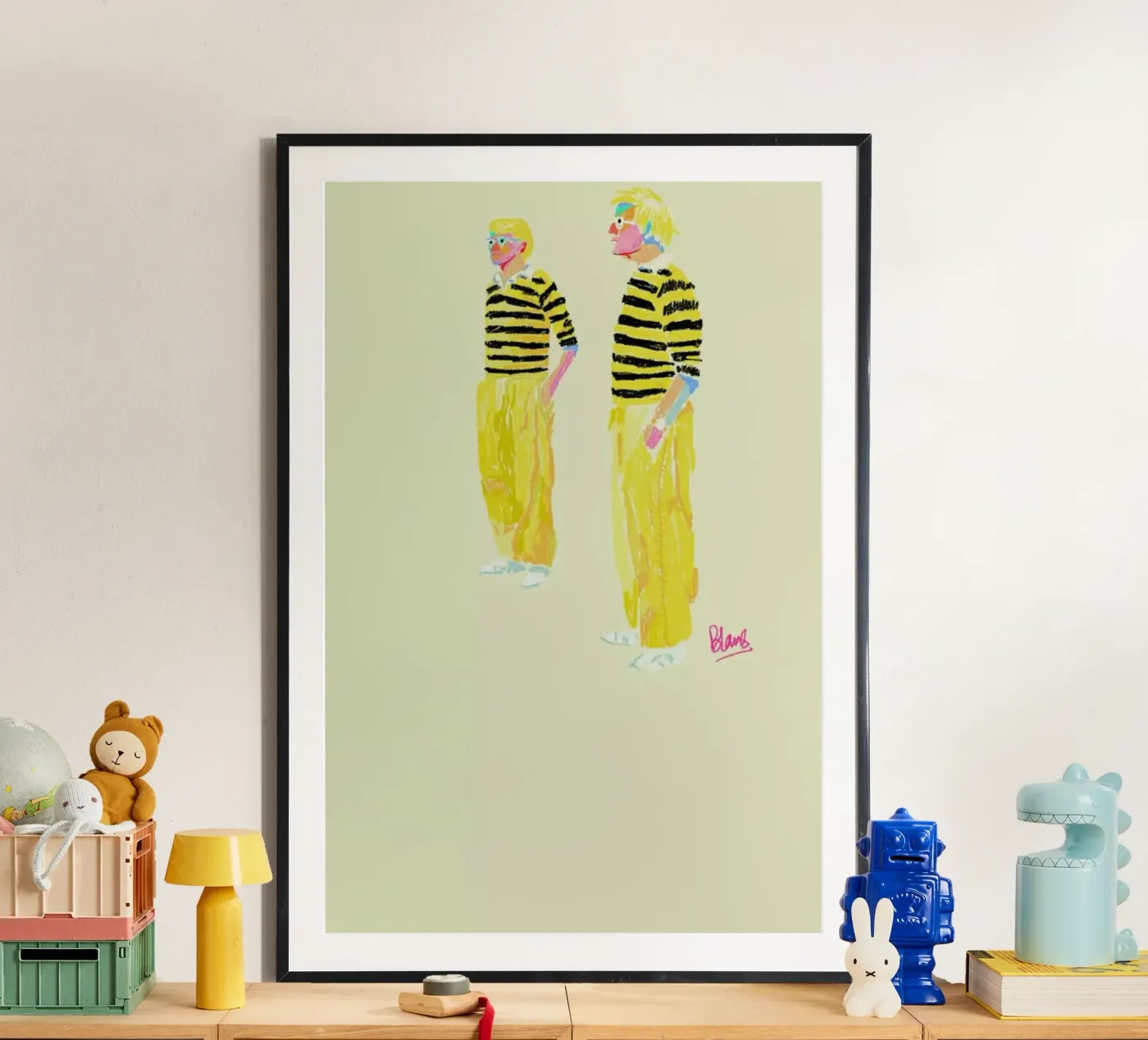 Hockney poster van Blanca Nuñez Pozuelo