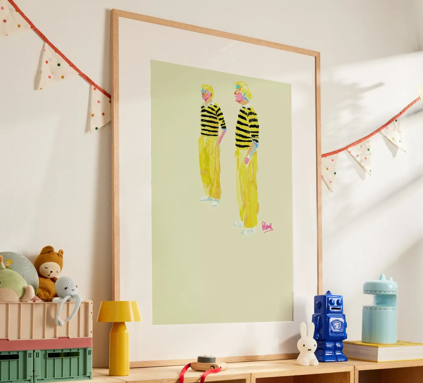 Hockney poster van Blanca Nuñez Pozuelo