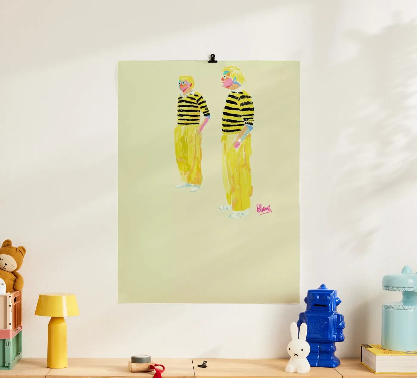 Hockney poster van Blanca Nuñez Pozuelo