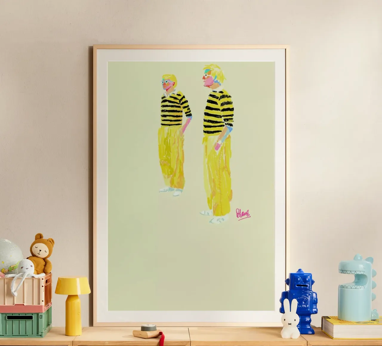 Hockney poster da Blanca Nuñez Pozuelo