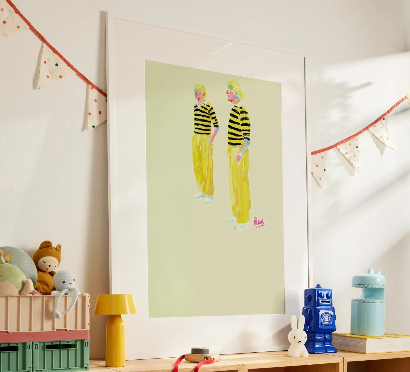 Hockney poster van Blanca Nuñez Pozuelo