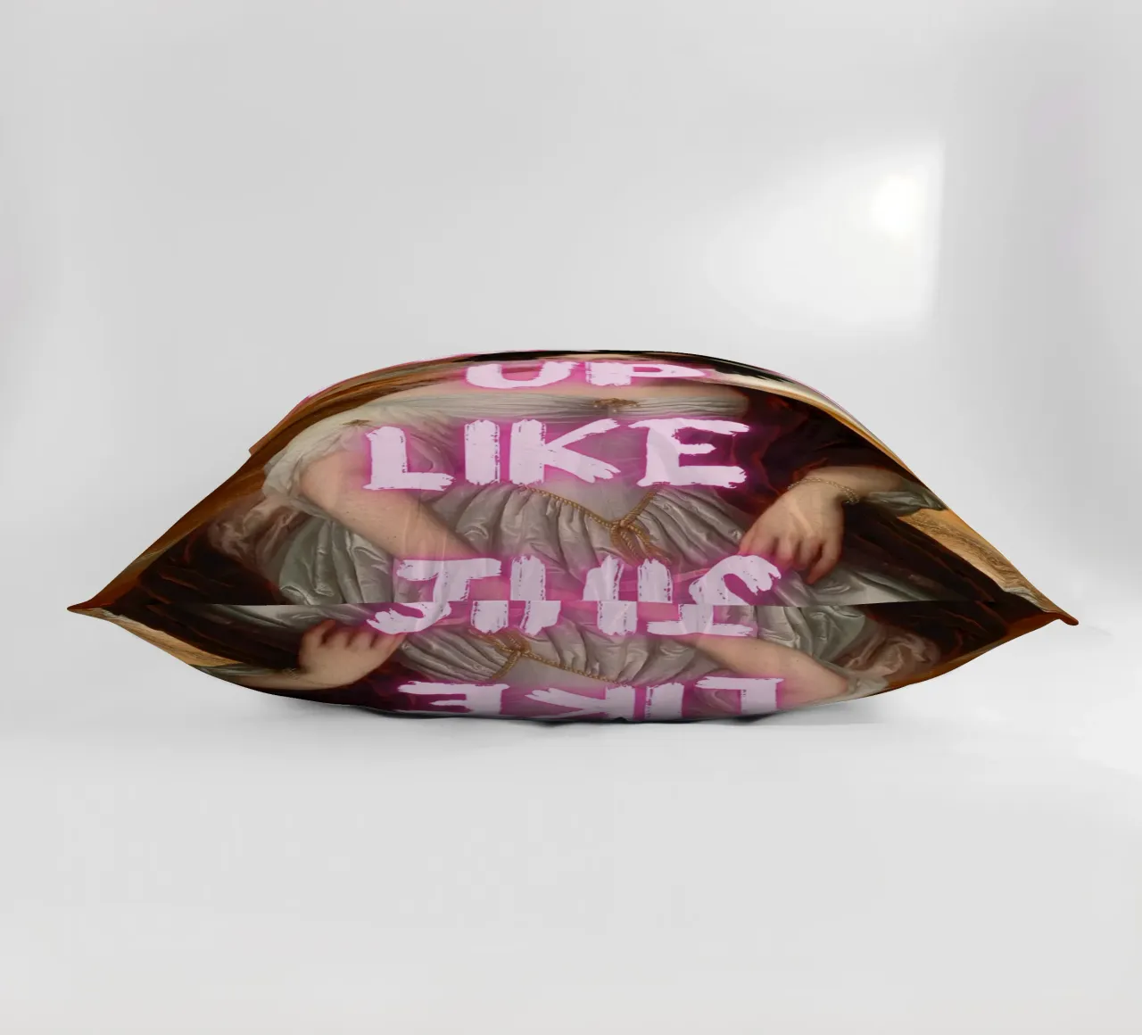 "Woke Up Like This" - Pop Art, Remix classico, Umoristico, Tren cuscino da NorwesClub