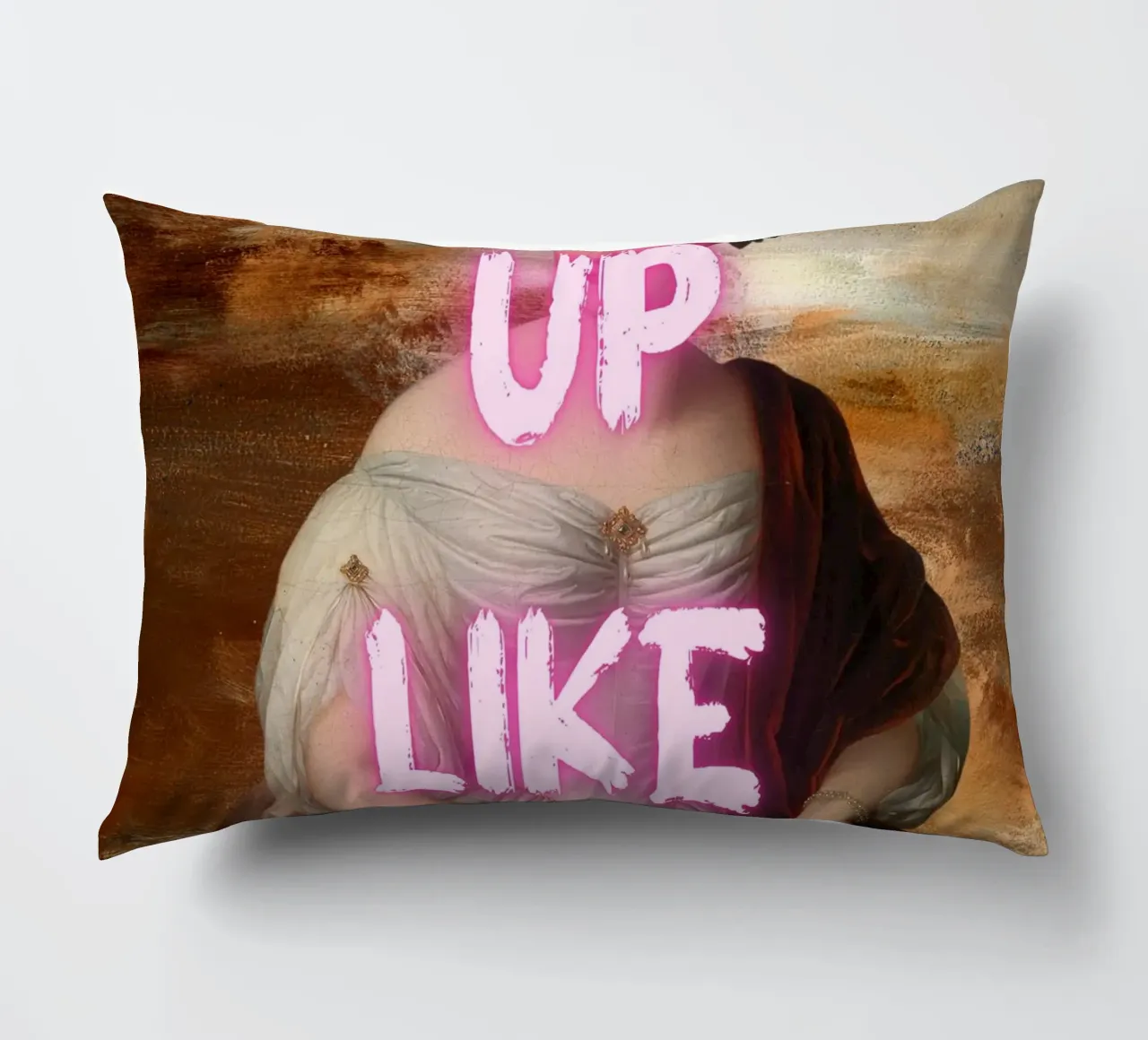 "Woke Up Like This" - Pop Art, Remix classico, Umoristico, Tren cuscino da NorwesClub