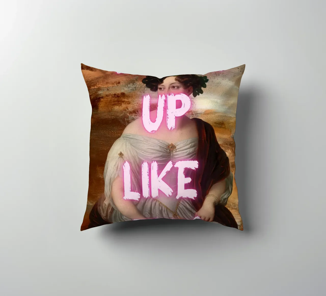 "Woke Up Like This" - Pop Art, Remix classico, Umoristico, Tren cuscino da NorwesClub