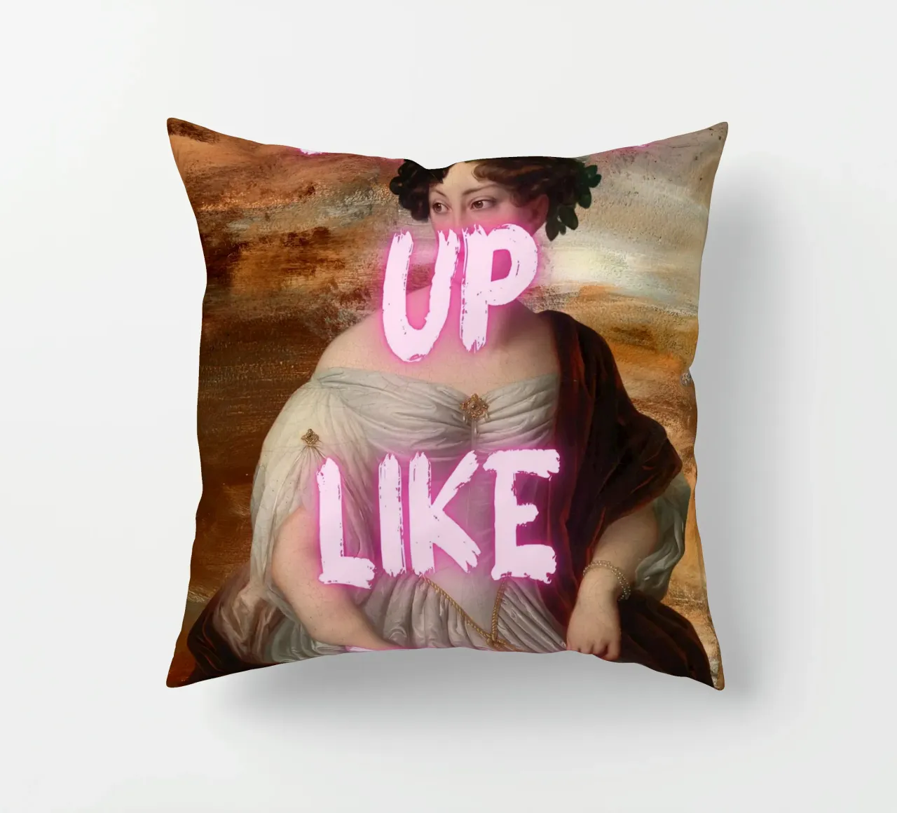 "Woke Up Like This" - Pop Art, Remix classico, Umoristico, Tren cuscino da NorwesClub