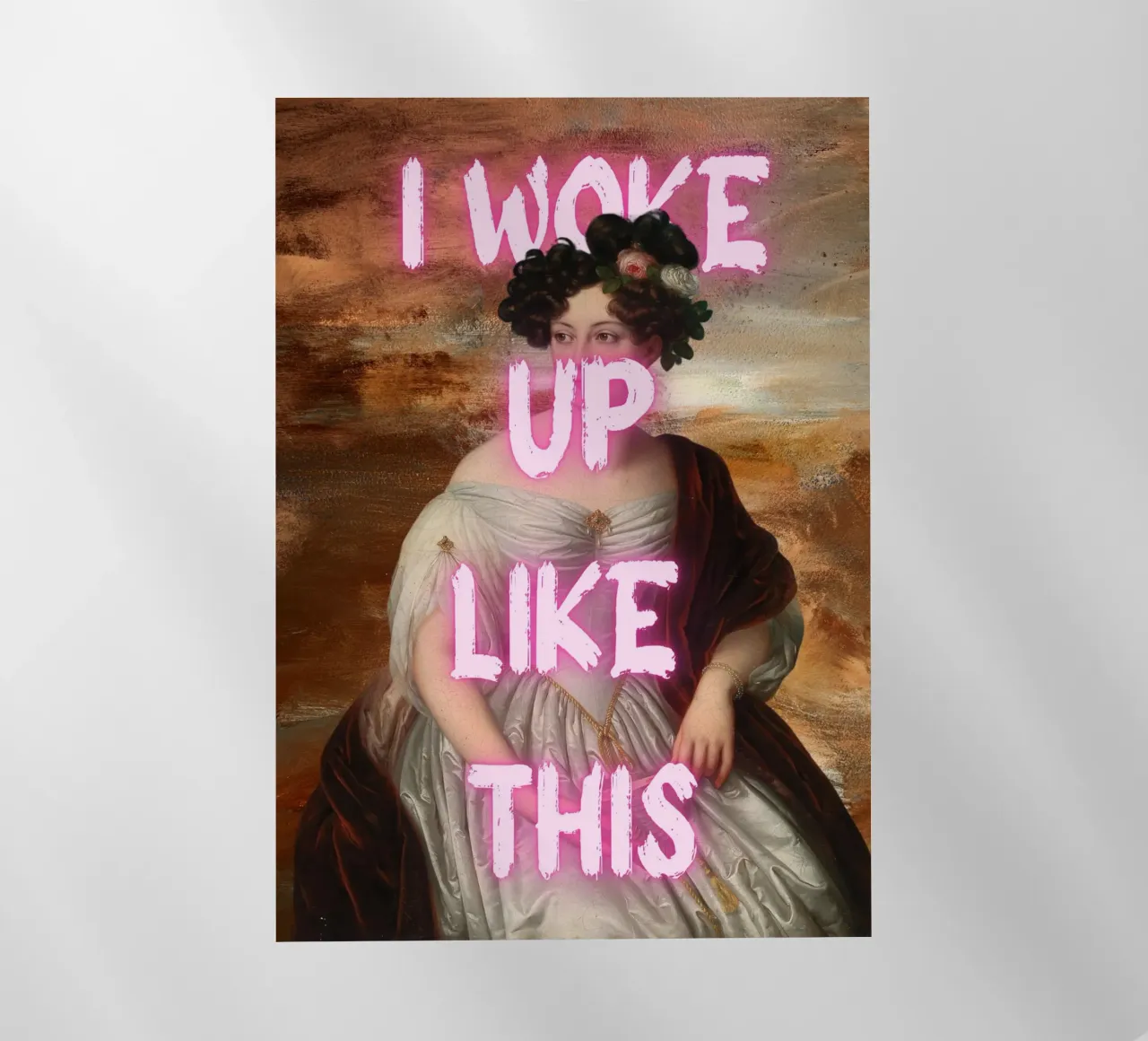 "Woke Up Like This" - Pop Art, Remix classico, Umoristico, Tren pellicola backlit da NorwesClub
