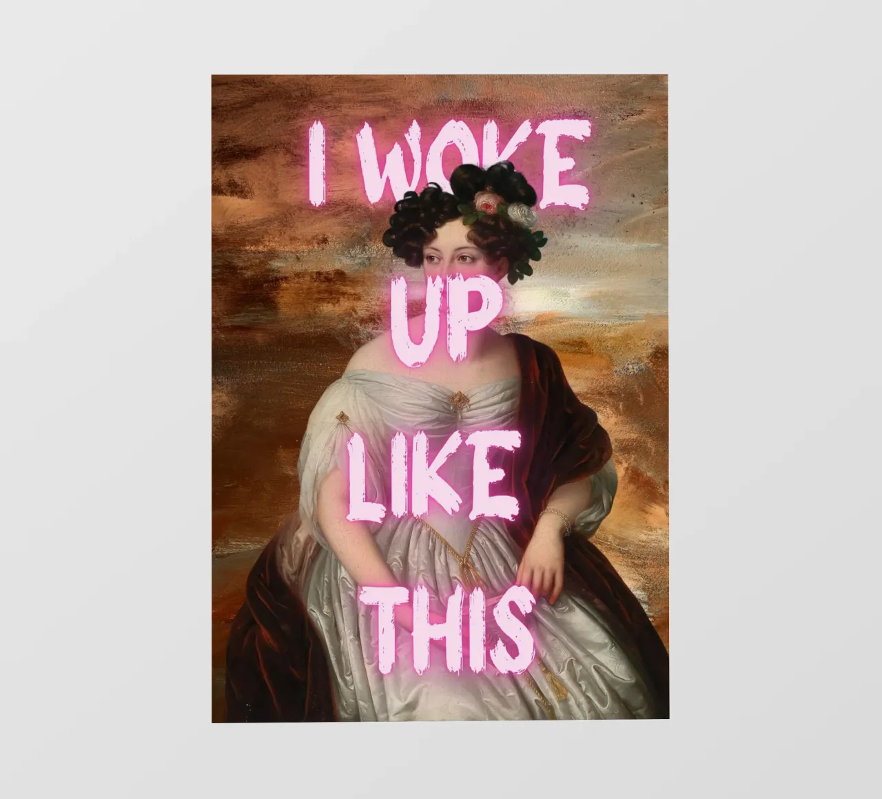 "Woke Up Like This" - Pop Art, Remix classico, Umoristico, Tren pellicola backlit da NorwesClub