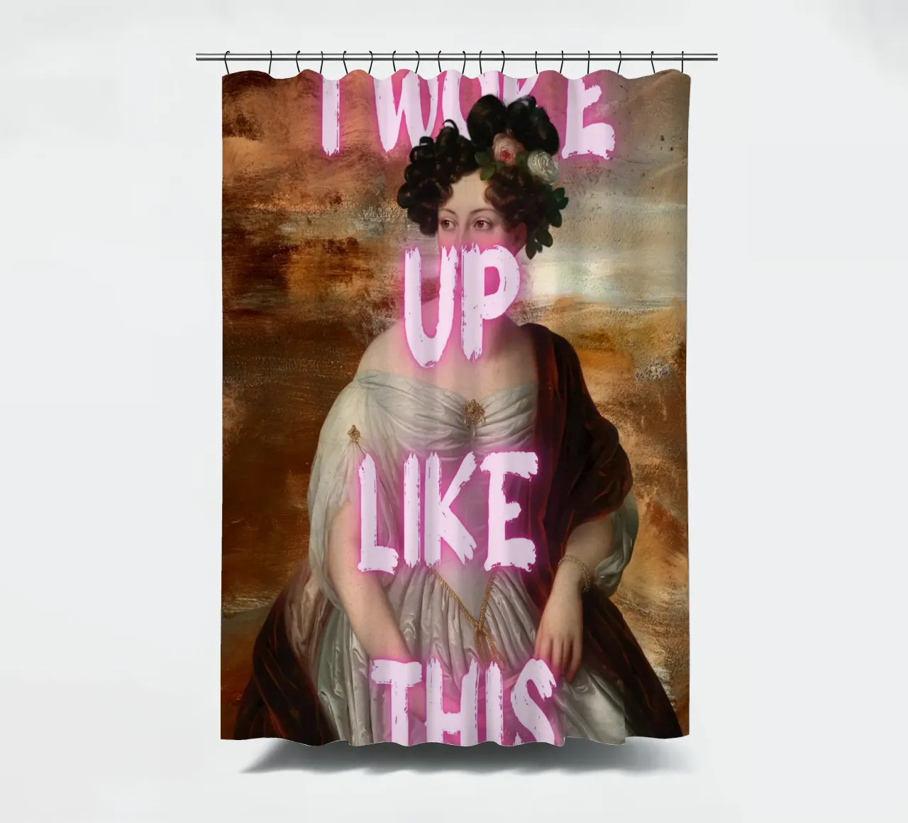 "Woke Up Like This" - Pop Art, Remix classico, Umoristico, Tren tenda da doccia da NorwesClub