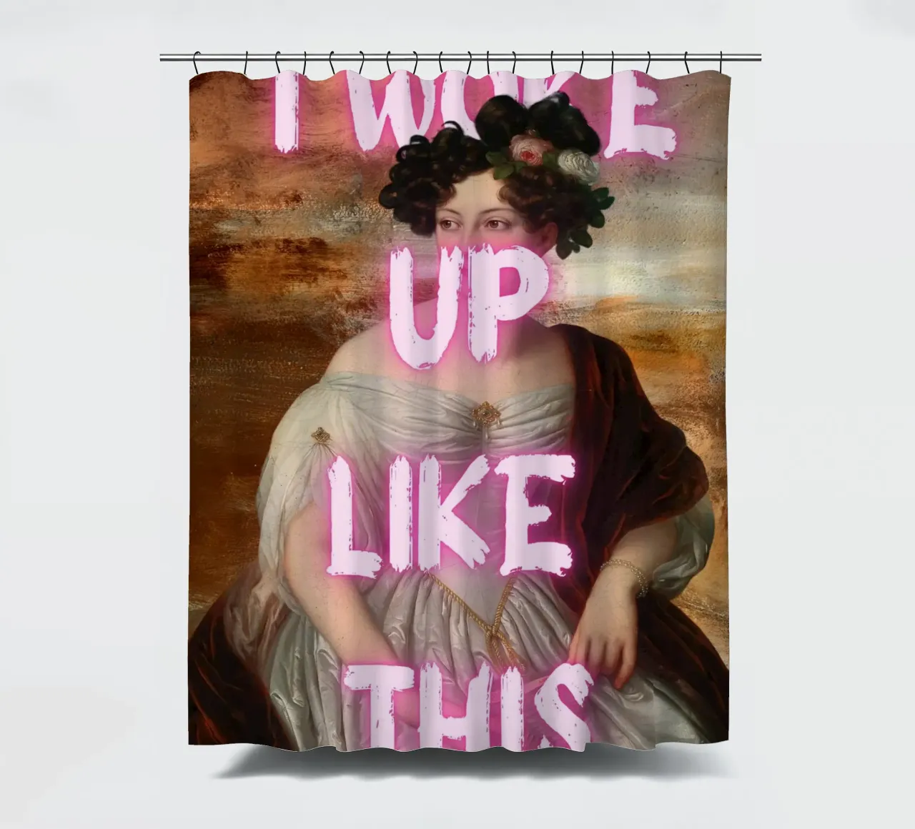 "Woke Up Like This" - Pop Art, Remix classico, Umoristico, Tren tenda da doccia da NorwesClub