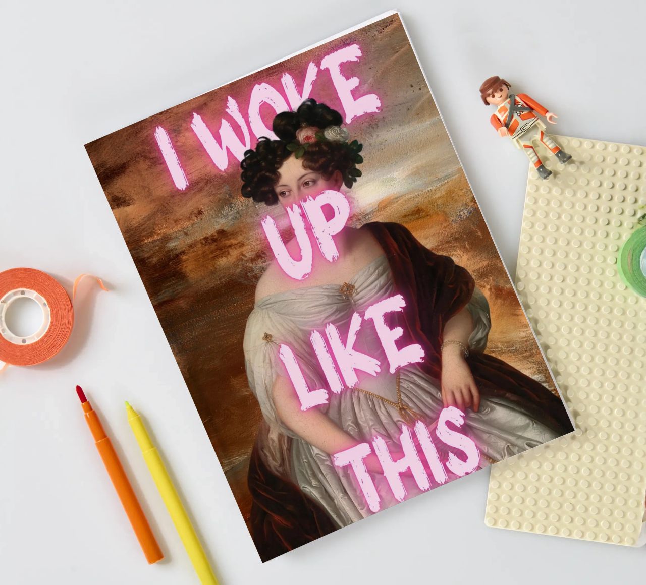 "Woke Up Like This" - Pop Art, Remix classico, Umoristico, Tren diario da NorwesClub