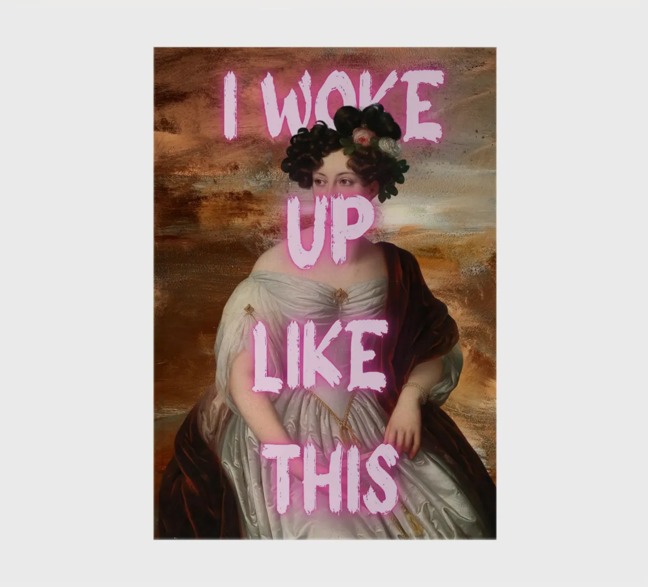 "Woke Up Like This" - Pop Art, Classic Remix, Humorous, Tren notebook by NorwesClub