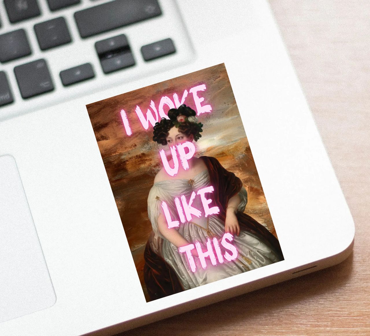 "Woke Up Like This" - Pop Art, Remix classico, Umoristico, Tren adesivo da NorwesClub