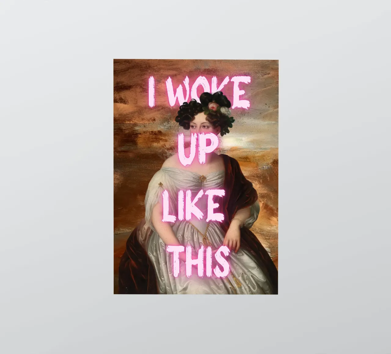 "Woke Up Like This" - Pop Art, Remix classico, Umoristico, Tren adesivo da NorwesClub