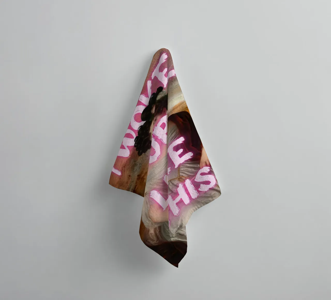 "Woke Up Like This" - Pop Art, Remix classico, Umoristico, Tren asciugamano da bagno da NorwesClub