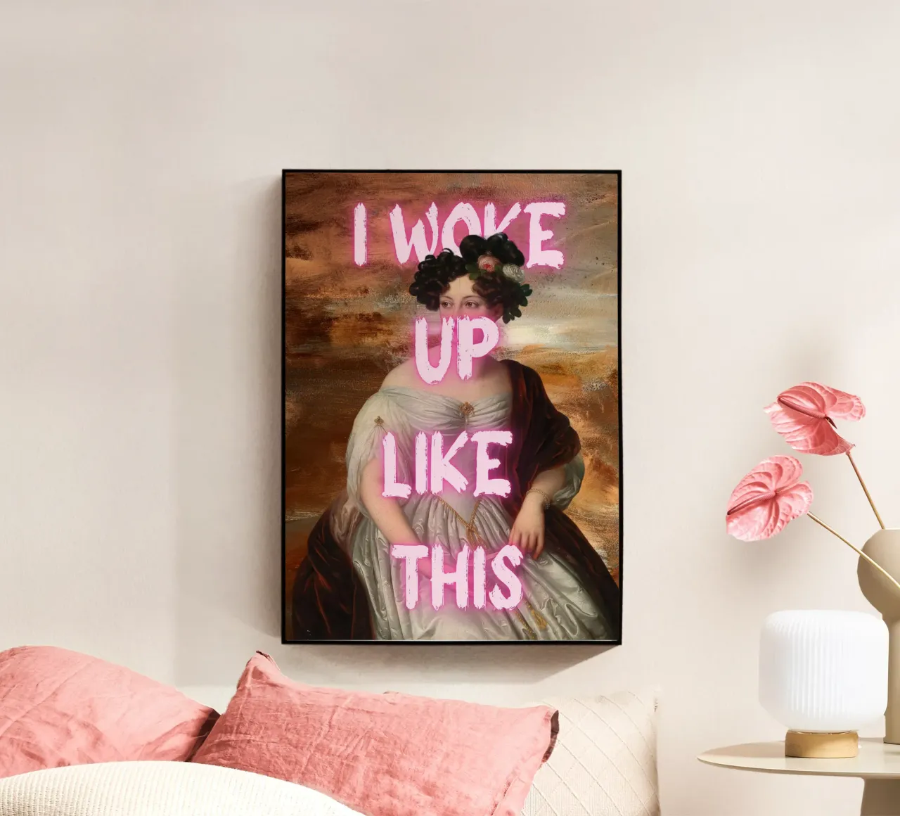 "Woke Up Like This" - Pop Art, Remix classique, Humour, Tren plexiglas de NorwesClub