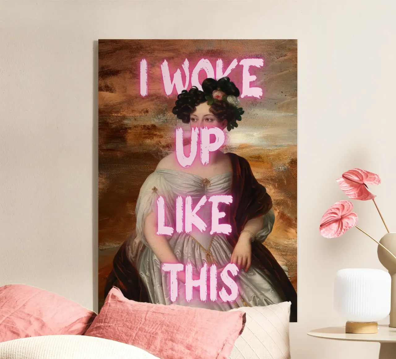 "Woke Up Like This" - Pop Art, Remix classique, Humour, Tren plexiglas de NorwesClub