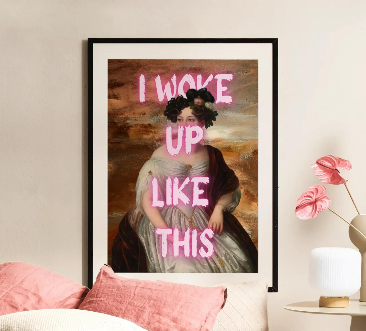 "Woke Up Like This" - Pop Art, Remix classico, Umoristico, Tren carta hahnemühle da NorwesClub