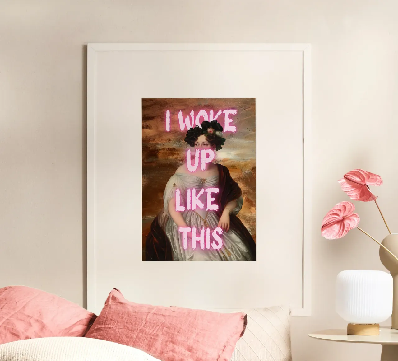 "Woke Up Like This" - Pop Art, Remix classico, Umoristico, Tren carta hahnemühle da NorwesClub