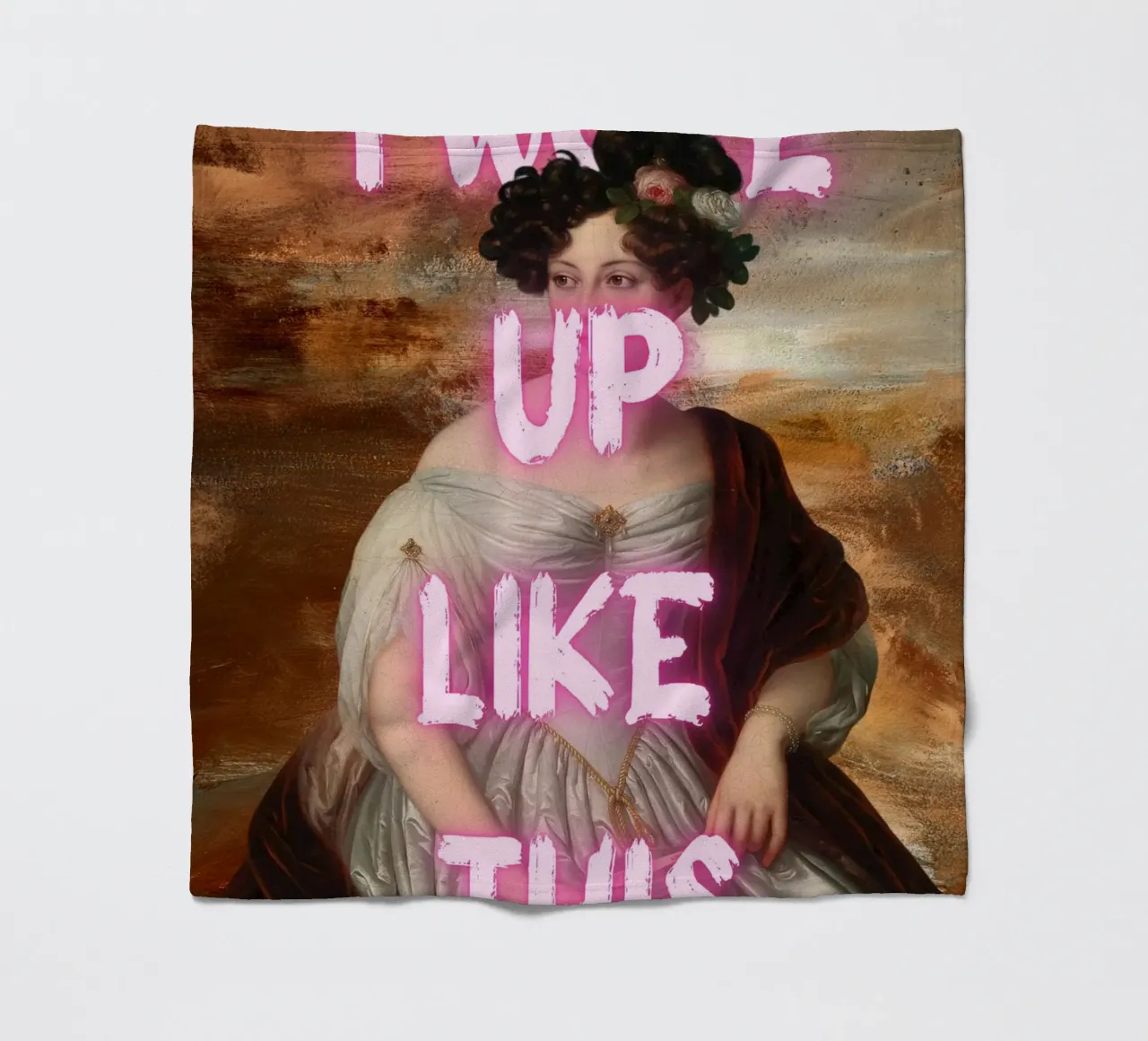 "Woke Up Like This" - Pop Art, Remix classico, Umoristico, Tren coperta in pile da NorwesClub