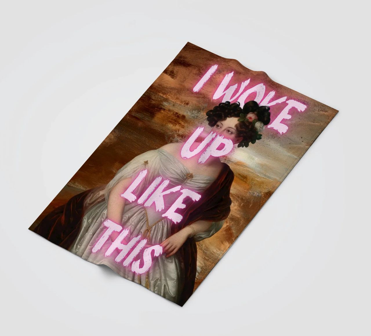 "Woke Up Like This" - Pop Art, Remix classico, Umoristico, Tren coperta in pile da NorwesClub