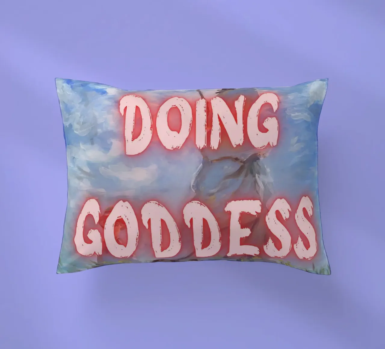 "Cose da dea" - Impressionist Remix, Empowerment, Pink Ae cuscino da NorwesClub