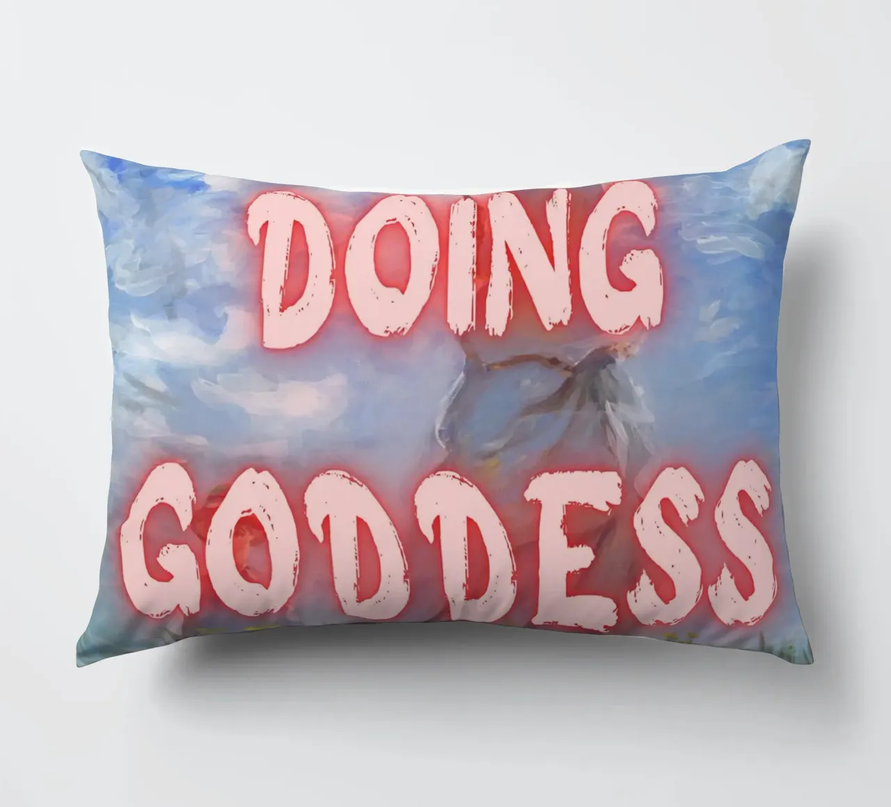 "Cose da dea" - Impressionist Remix, Empowerment, Pink Ae cuscino da NorwesClub