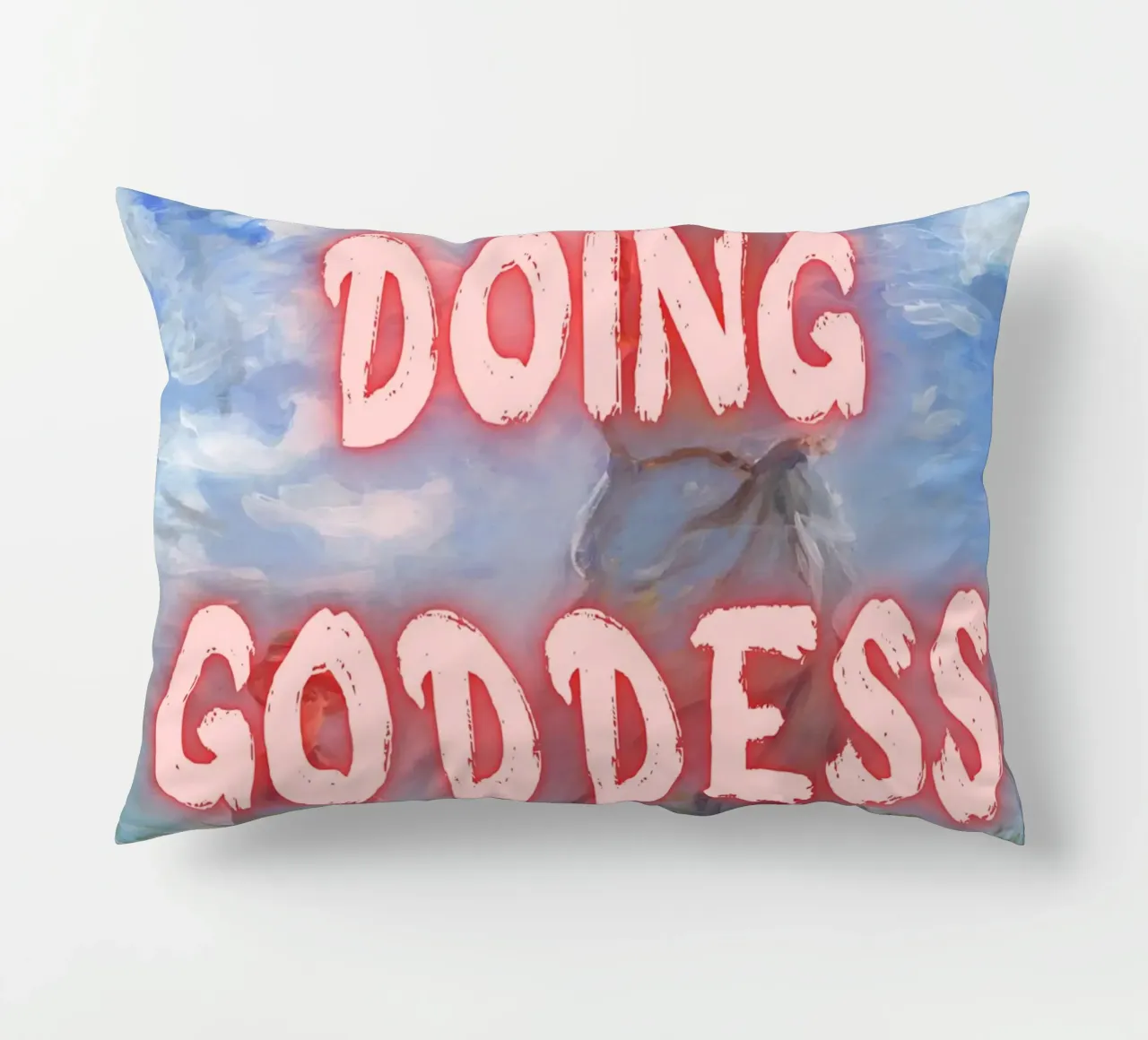 "Cose da dea" - Impressionist Remix, Empowerment, Pink Ae cuscino da NorwesClub