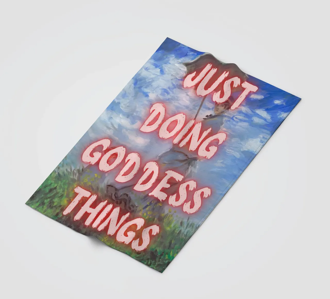 "Goddess Things" - Impressionist Remix, Ermächtigung, Pink Ae Fleecedecke von NorwesClub