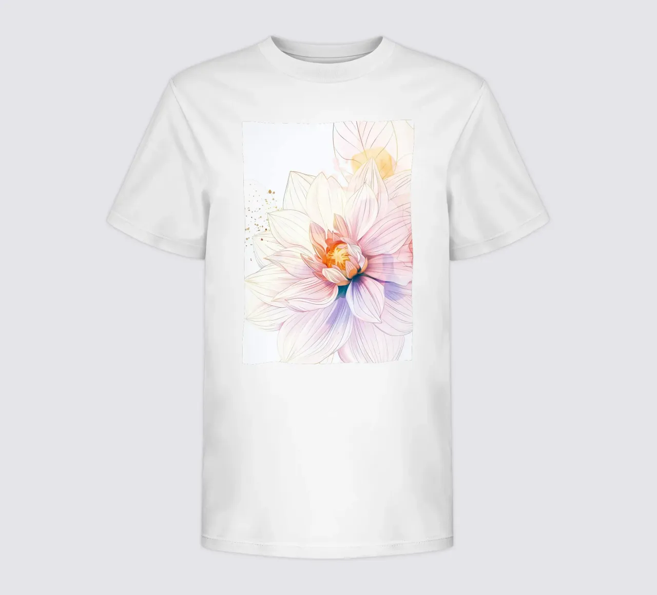 Bloemen patroon kinder t-shirt van Justyna Jaszke JBJart